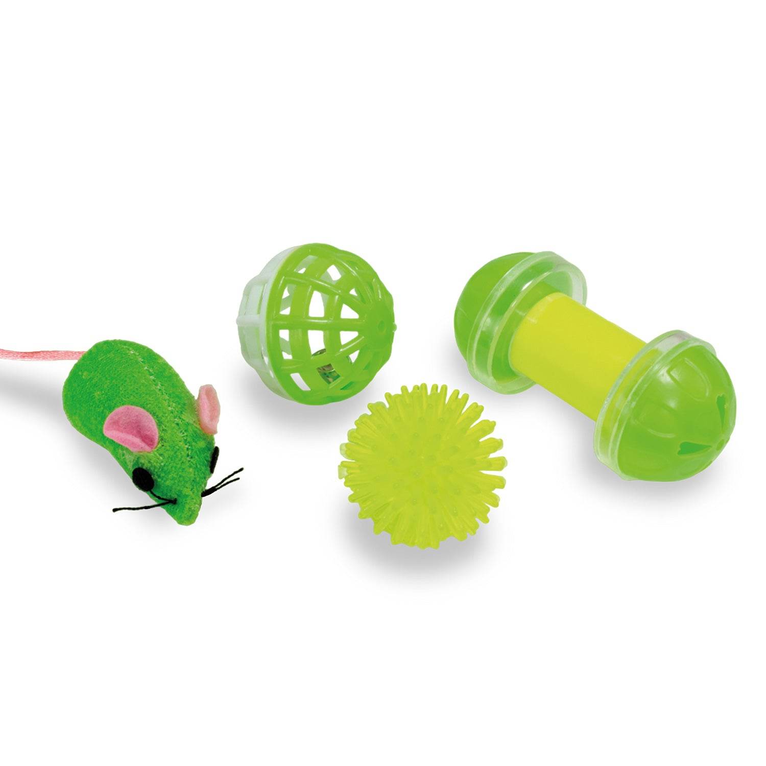 arquivet-set-souris-jouet-chat-4-pi-ces-divertissement image 2