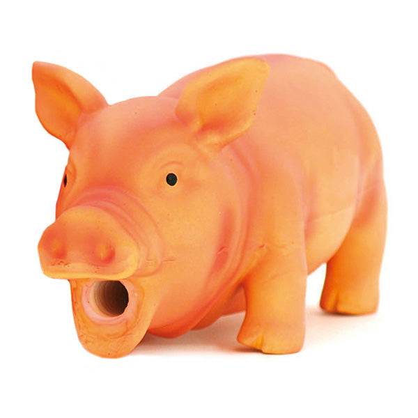 arquivet-dog-toys-cochon-en-latex-jouet-chien-rose-sonore image 3