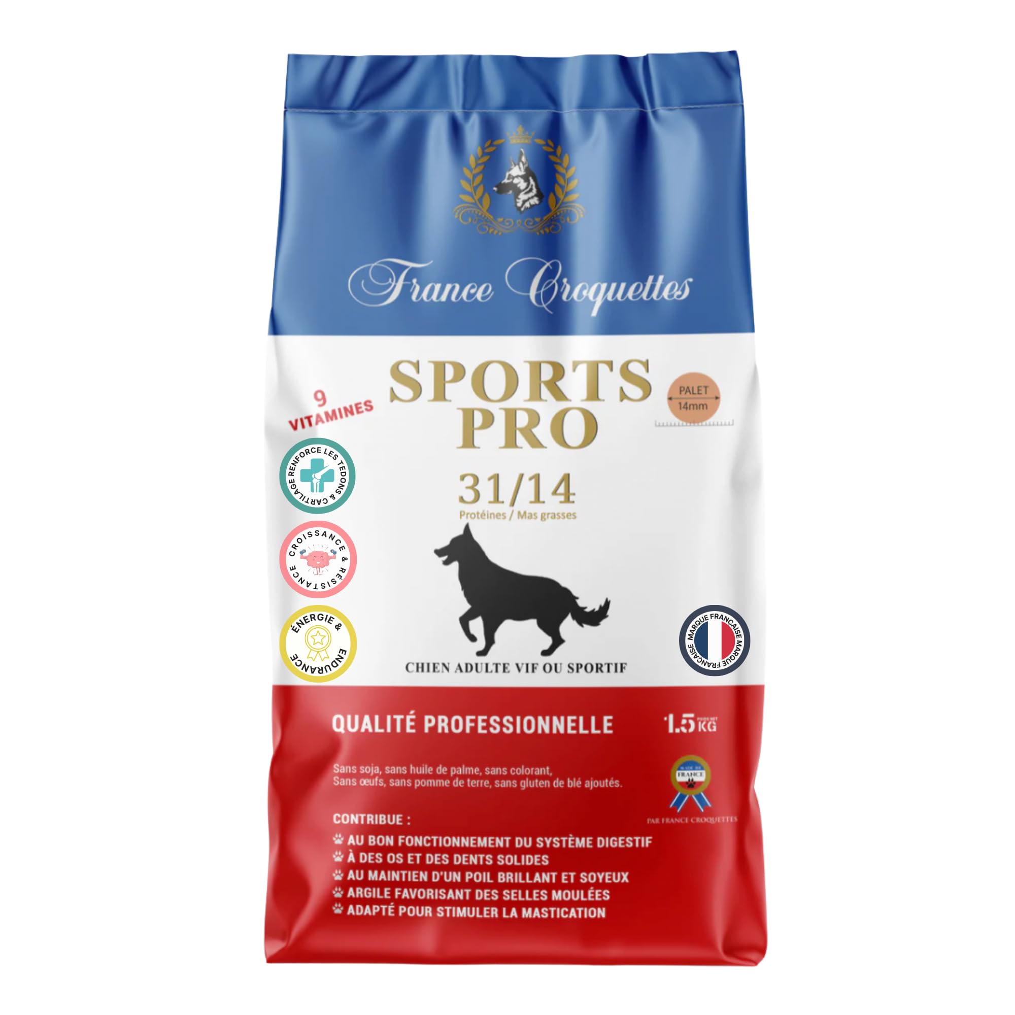 france-croquettes-sport-pro-31-14-croquettes-chien-sport-4-kg image 1