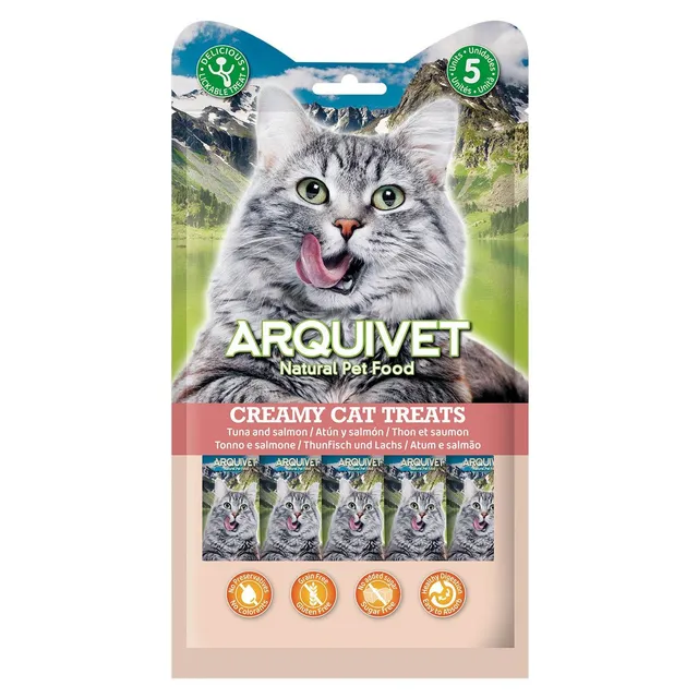 arquivet-cat-snacks-thon-saumon-friandise-chat-5x14-g-cr-meuse image 1