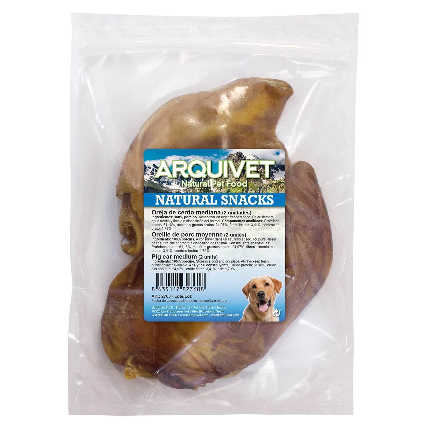 arquivet-oreille-de-porc-friandise-chien-sachet-2-m-dian image 1