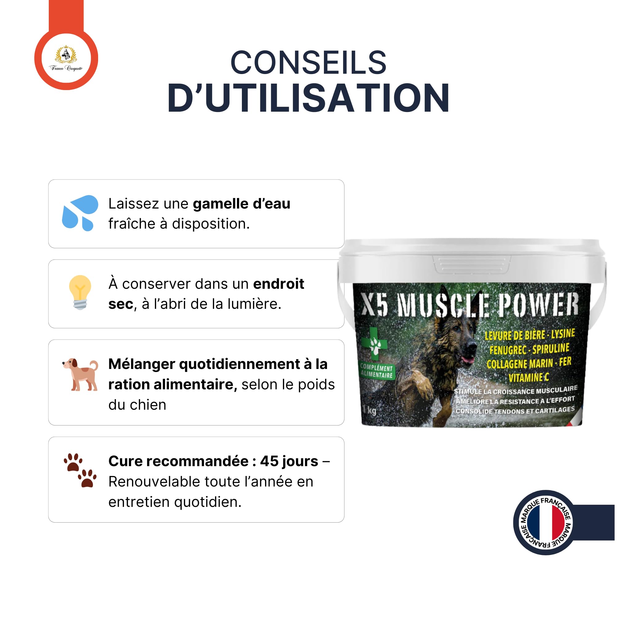 france-croquettes-x5-muscle-power-poudre-chien-500g-muscles image 4