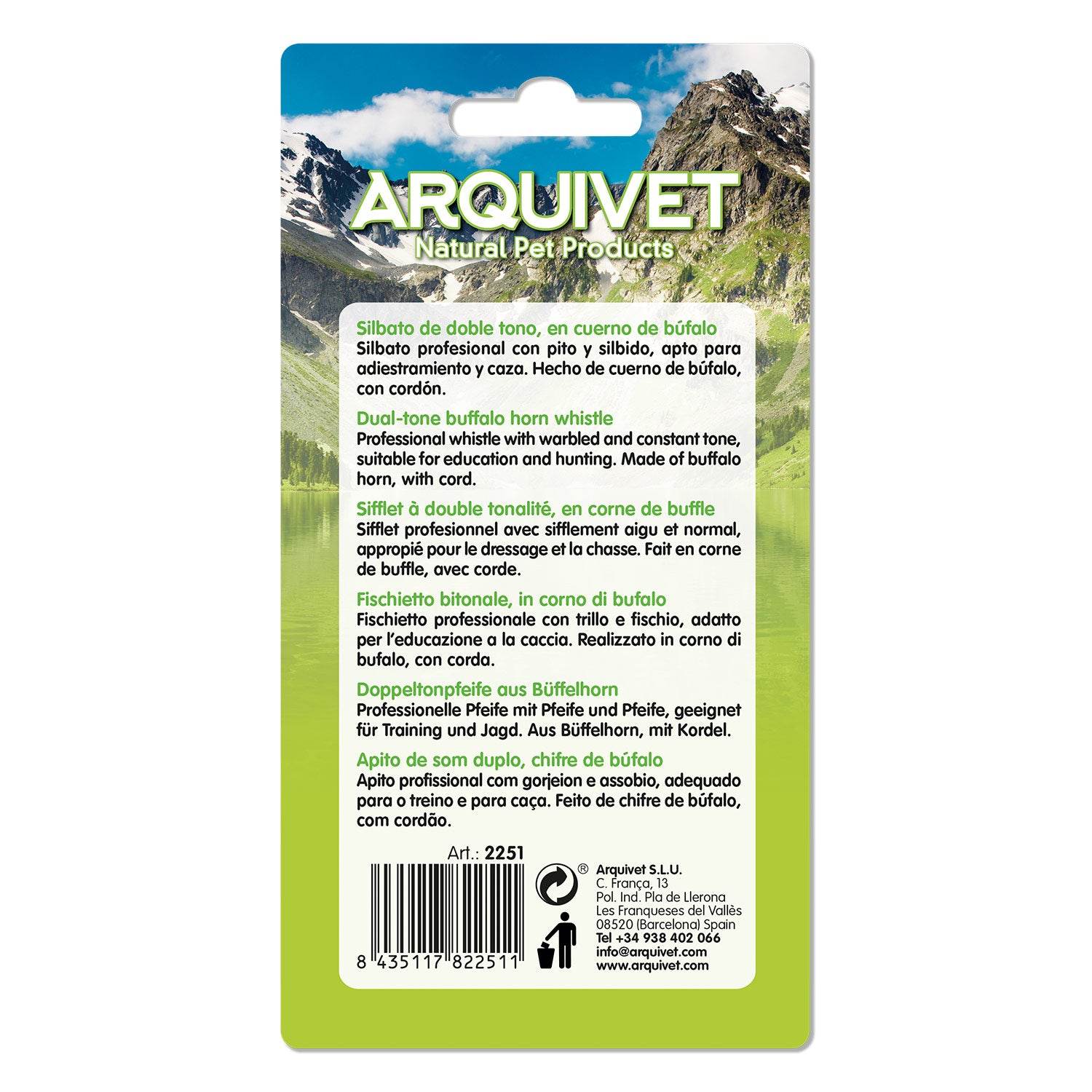 arquivet-sifflet-chien-corne-de-buffle-8-3-cm image 7