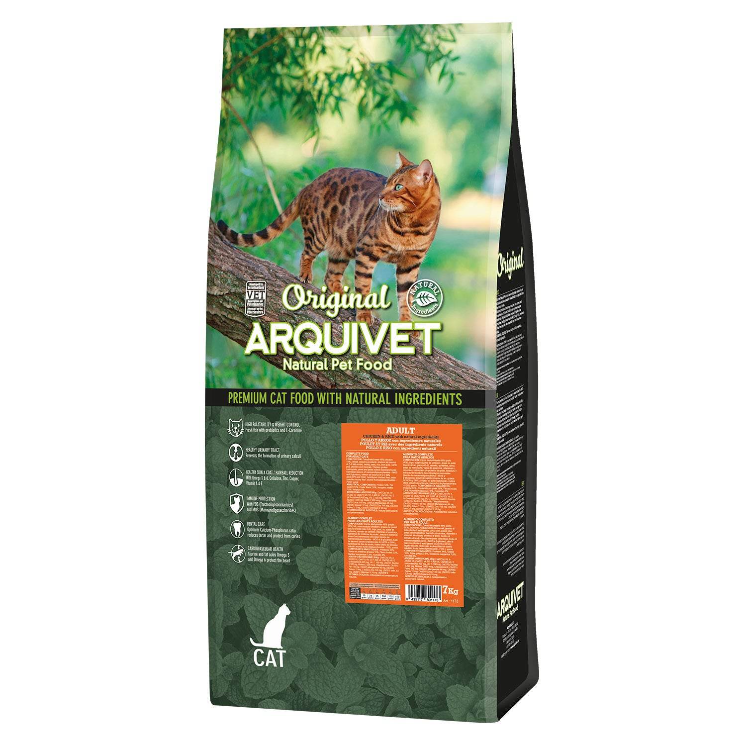 arquivet-original-croquettes-chat-poulet-riz-1-5-kg-adulte image 6