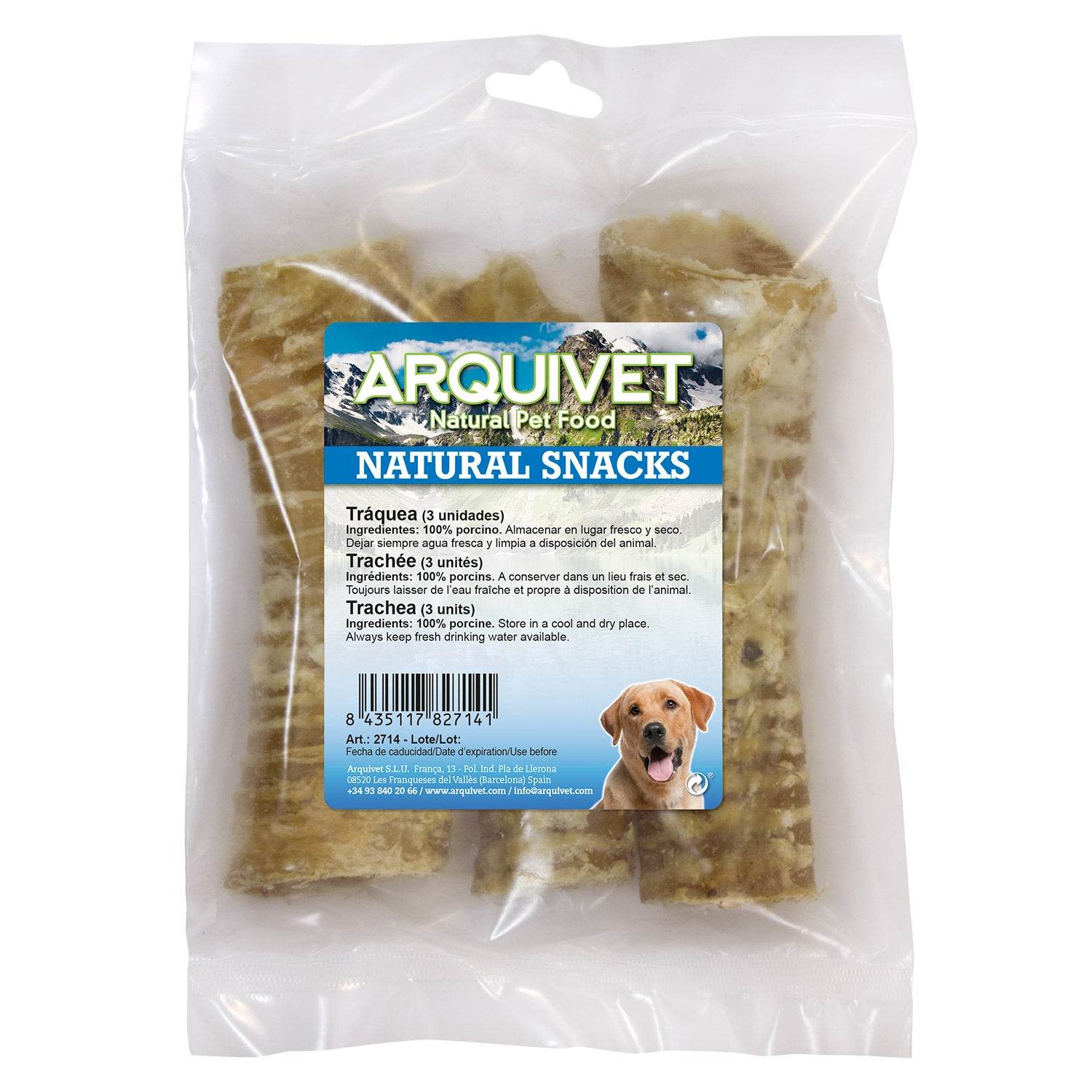 arquivet-trach-e-de-b-uf-friandise-chien-3-pi-ces image 1
