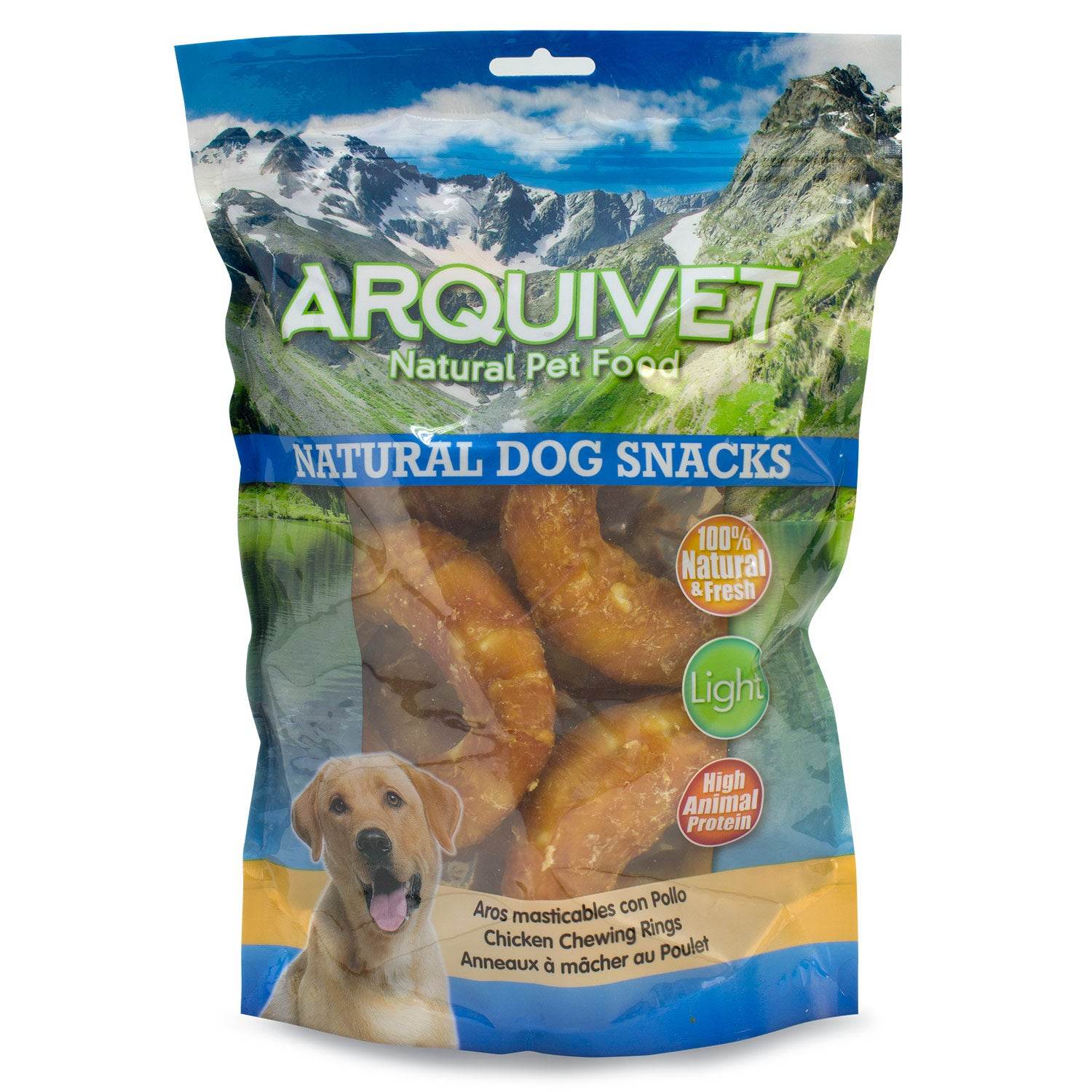 arquivet-chewy-chicken-rings-friandise-chien-poulet-600-g image 3