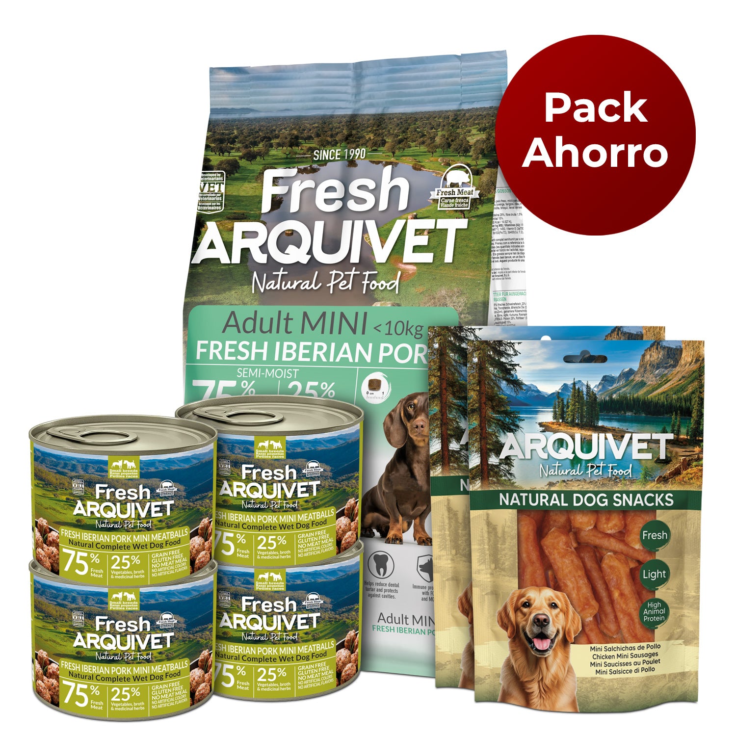 arquivet-original-pack-mini-porc-ib-rique-2-5-kg-p-t-e image 1