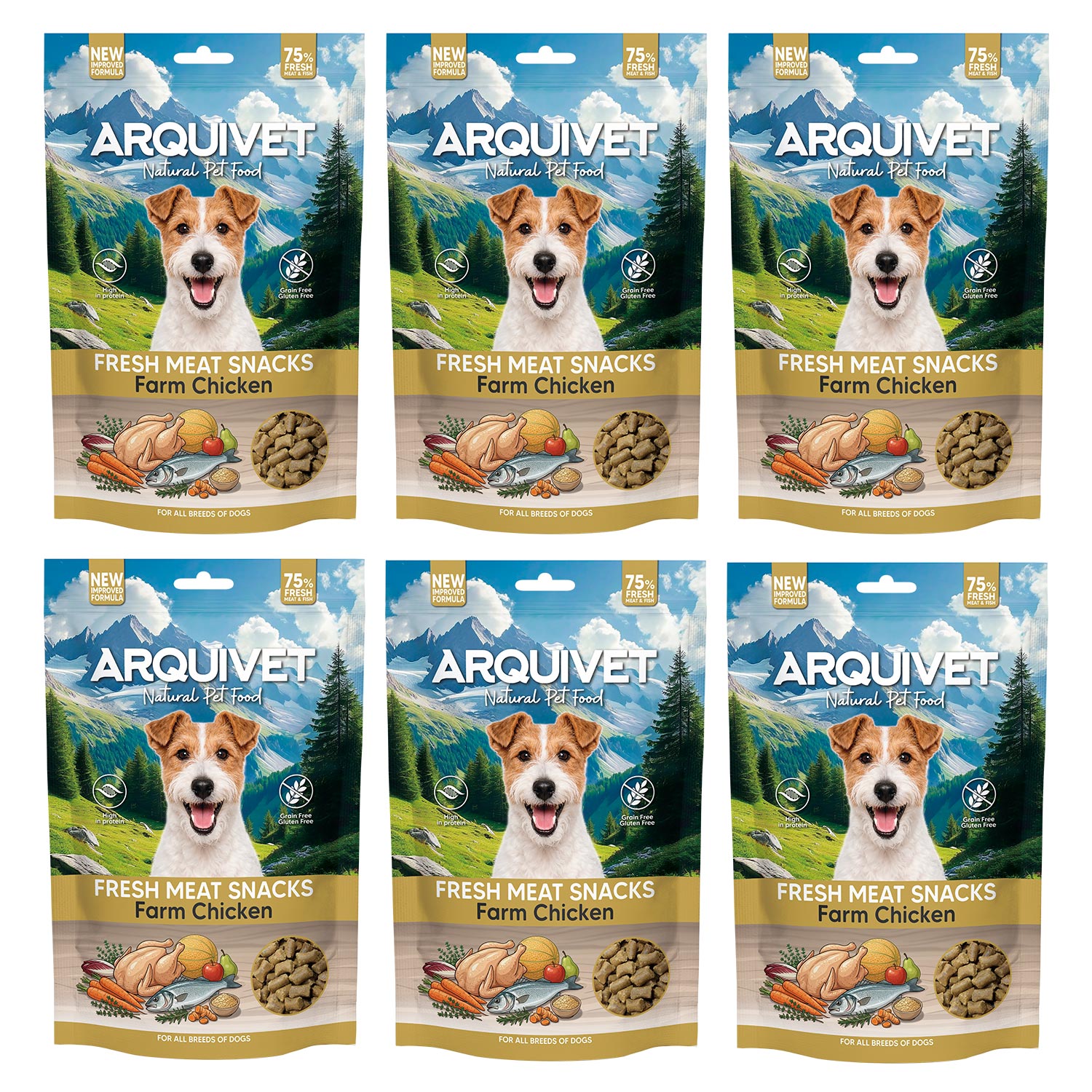 arquivet-friandises-chien-poulet-fermier-300-g-sans-c-r-ales image 6