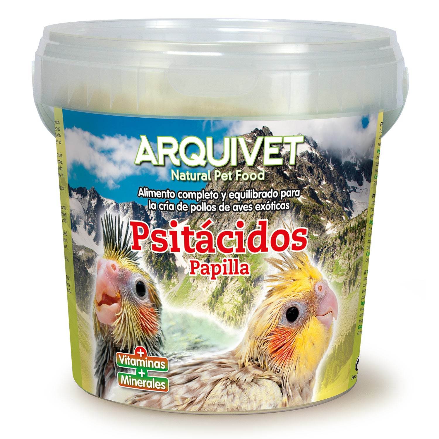 arquivet-psita-psittacidae-bouillie-oiseaux-main-580-g image 1