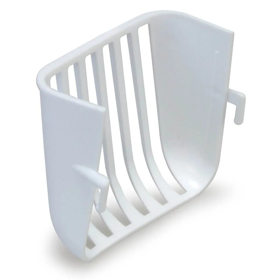 arquivet-mangeoire-nid-oiseaux-plastique-blanc-8-5-cm image 1
