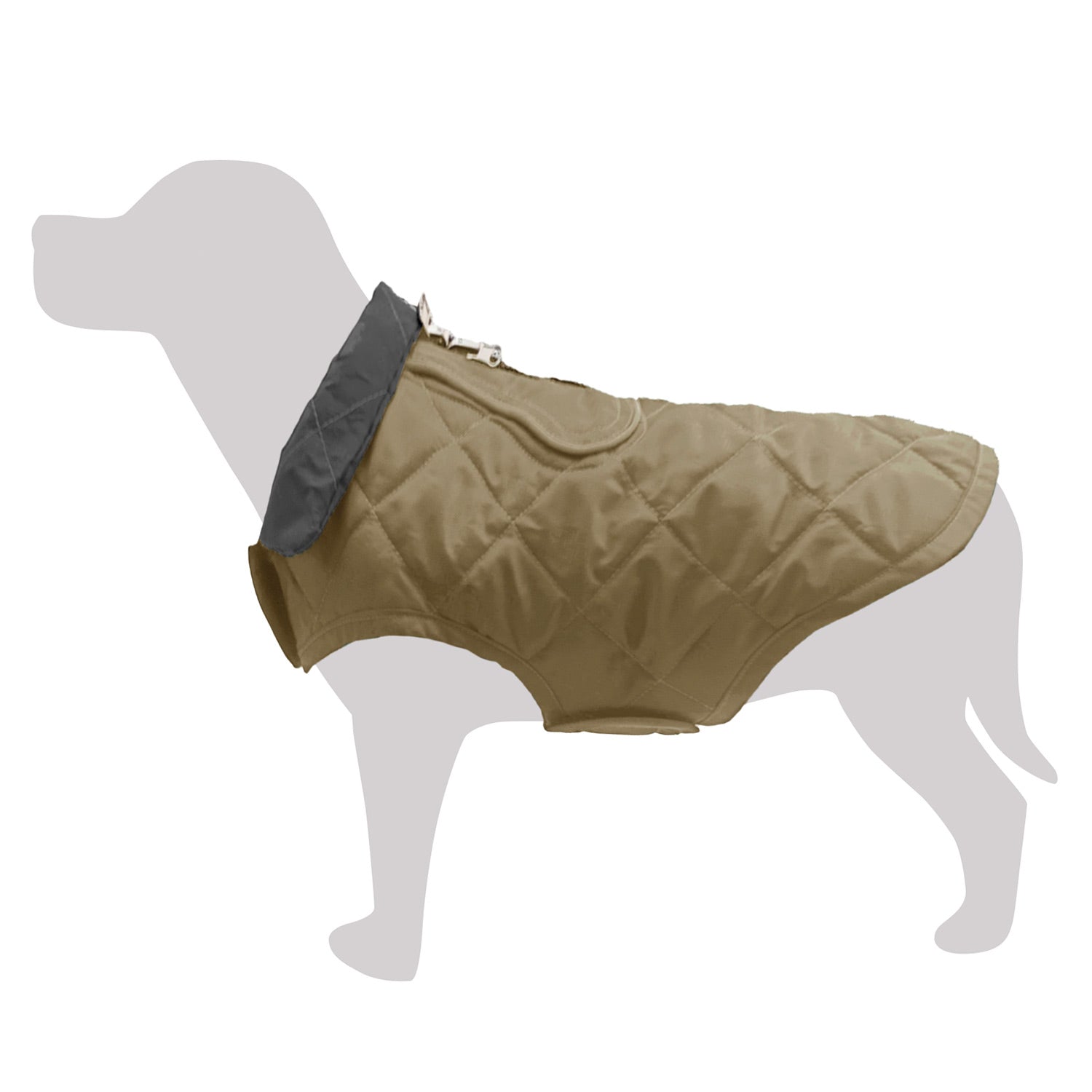 arquivet-aconcagua-manteau-chien-beige-matelass-xs-20cm image 1