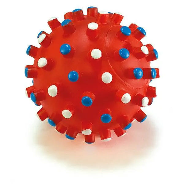 arquivet-balle-picots-jouet-chien-plastique-sonore-7-cm image 1