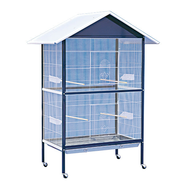 arquivet-voli-re-sassari-100x60x176-5-cm-cage-perroquets-sur-roulettes image 1