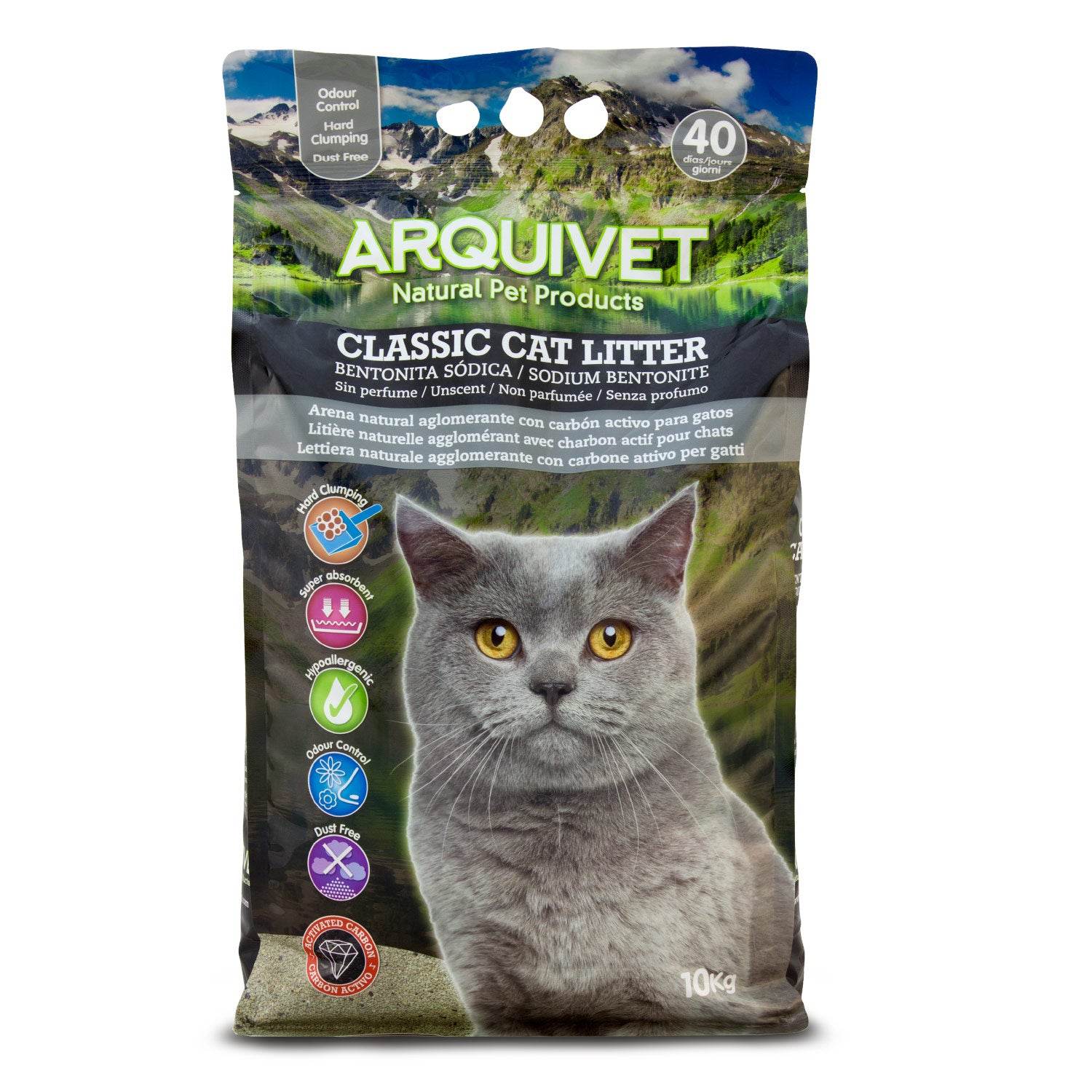 arquivet-classic-liti-re-chat-bentonite-charbon-5-kg image 5