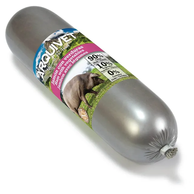 arquivet-saucisse-jambon-l-gumes-friandise-chien-500-g image 1