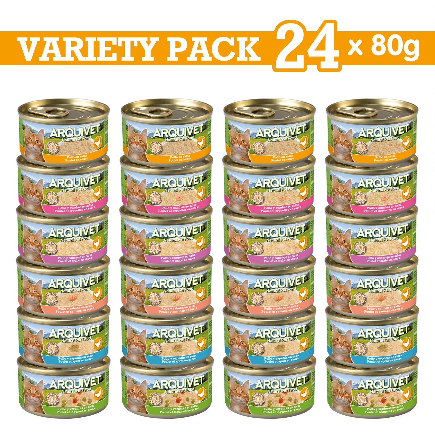 arquivet-filets-poulet-chat-24x80-g-sans-c-r-ales-sauce image 2