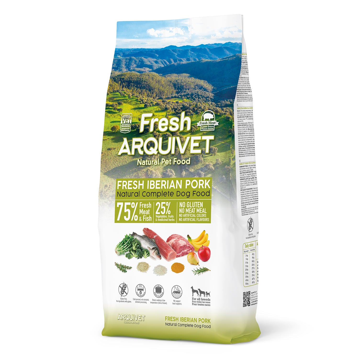 arquivet-fresh-porc-ib-rique-aliment-chien-2-5-kg image 2