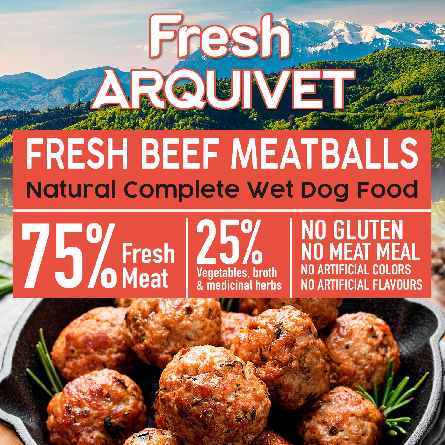 arquivet-boulettes-b-uf-nourriture-semi-humide-chien-400-g image 3
