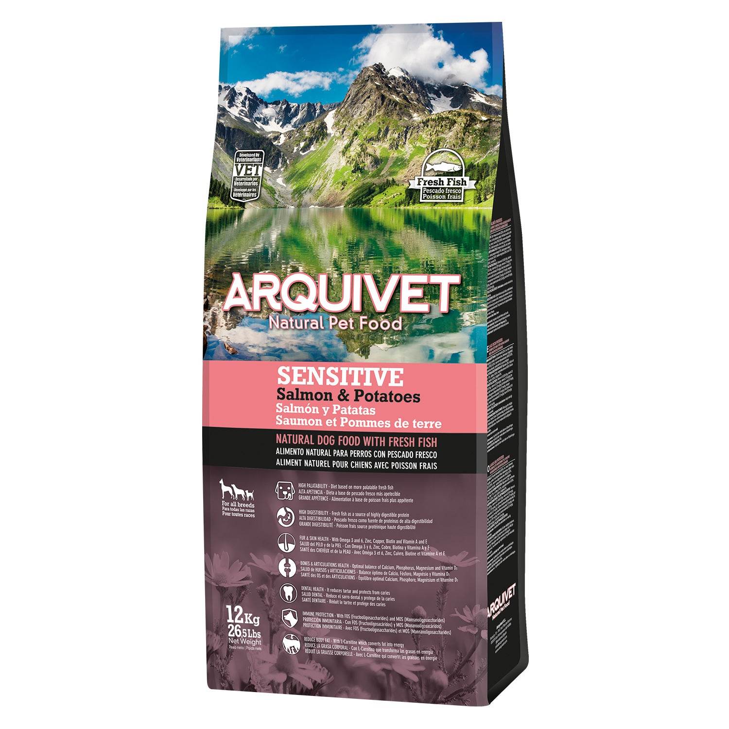 arquivet-super-premium-croquette-chien-saumon-3-kg image 6