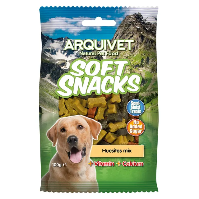 arquivet-huesitos-mix-snack-chien-tendre-100-g-4-parfums image 1