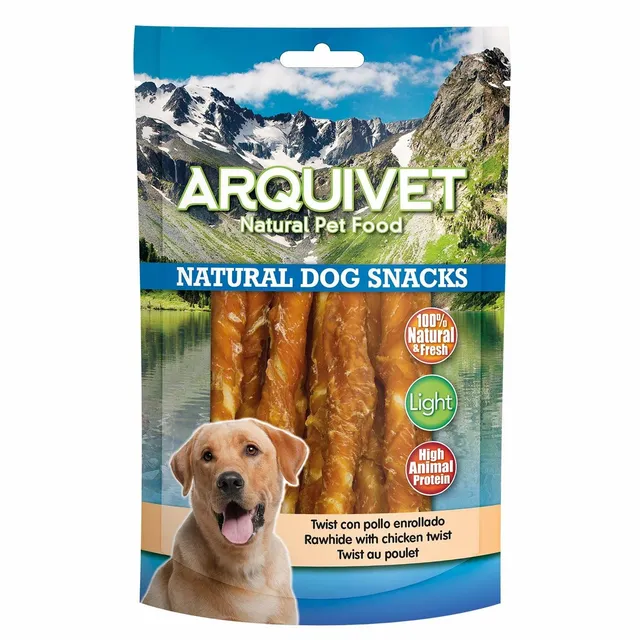 arquivet-dog-snacks-twist-poulet-friandise-chien-100-gr-13-cm image 1