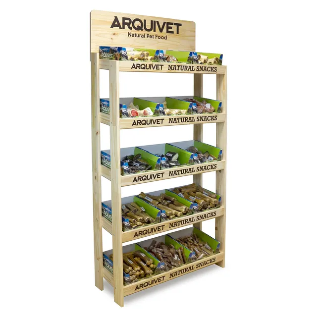 arquivet-merchandising-pr-sentoir-bois-natural-snacks-88x37-5x192-cm image 1
