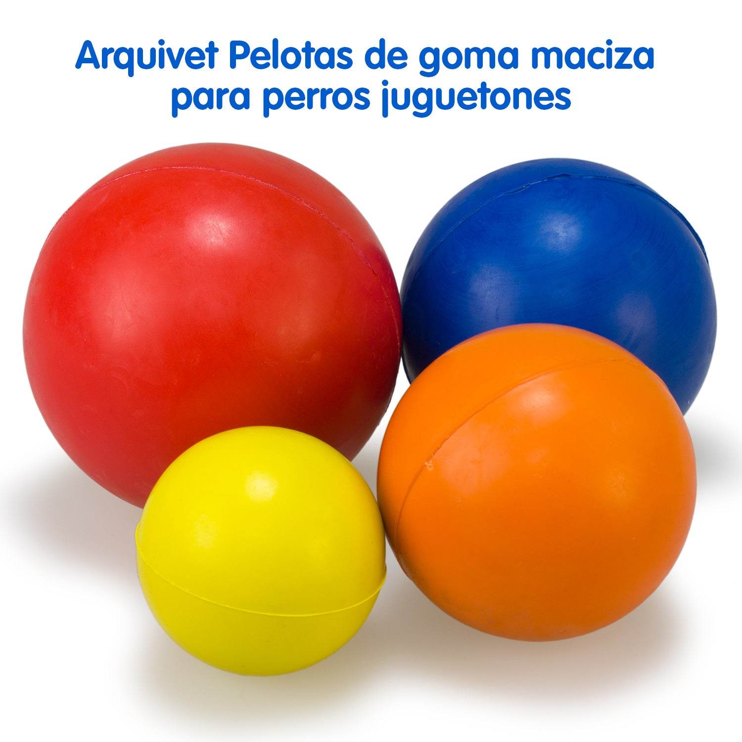 arquivet-dog-toys-balle-caoutchouc-solide-5-cm-m-choires-fortes image 2