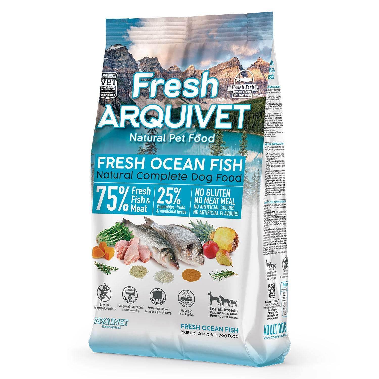 arquivet-nourriture-semi-humide-chien-poisson-100-g-frais image 1