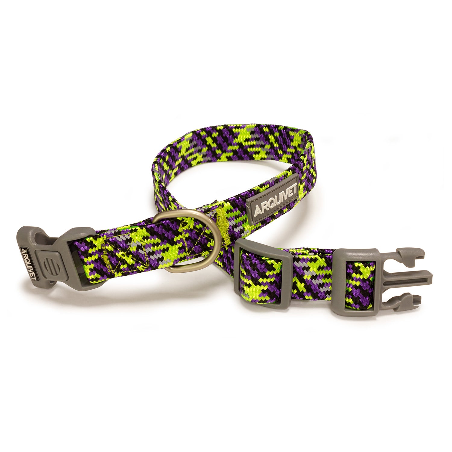 arquivet-piemonte-collier-chien-violet-m-36-58-cm-r-fl-chissant image 2
