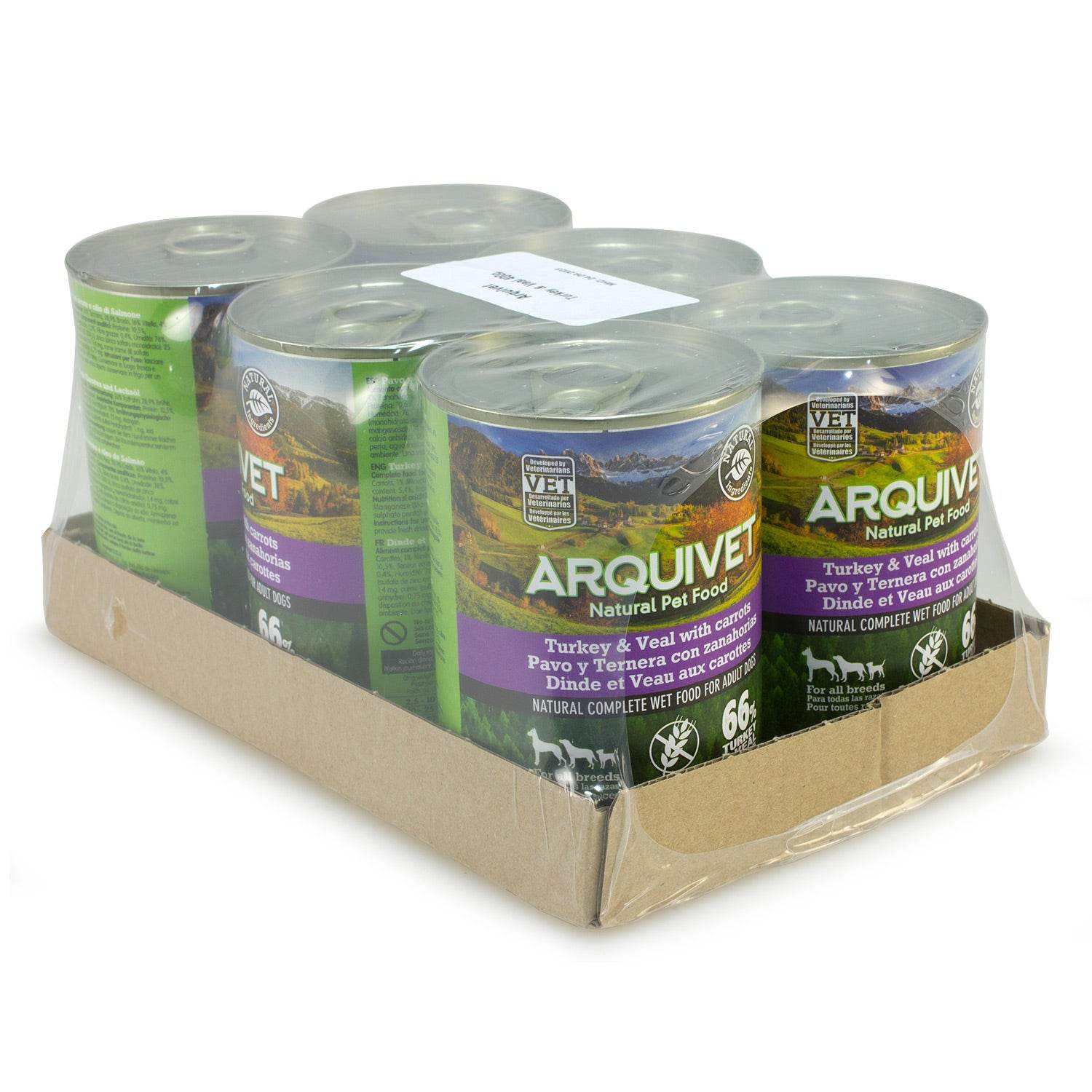 arquivet-p-t-chien-dinde-b-uf-carottes-400-g-92-viande image 5