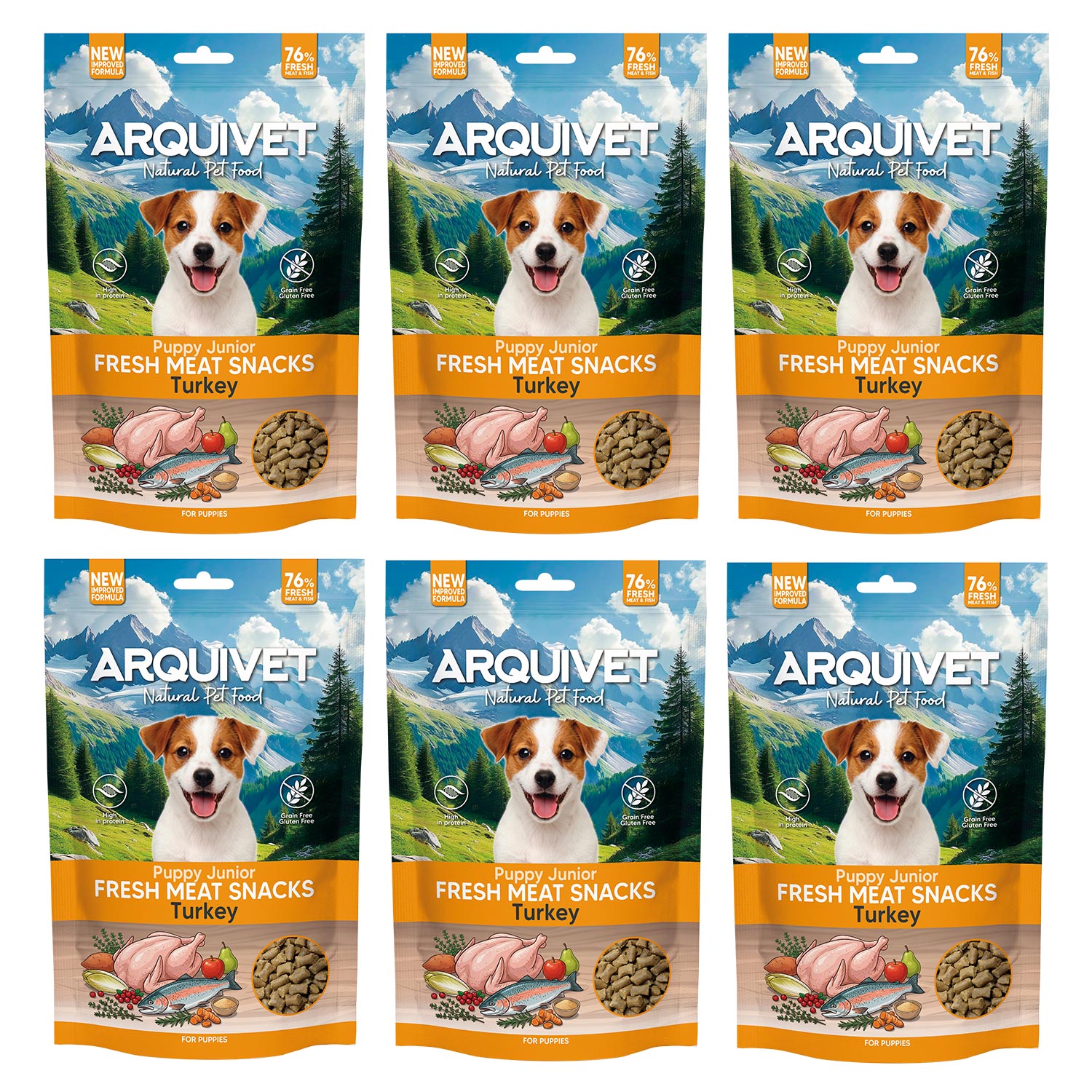 arquivet-fresh-meat-friandise-chien-dinde-chiot-300-g image 6