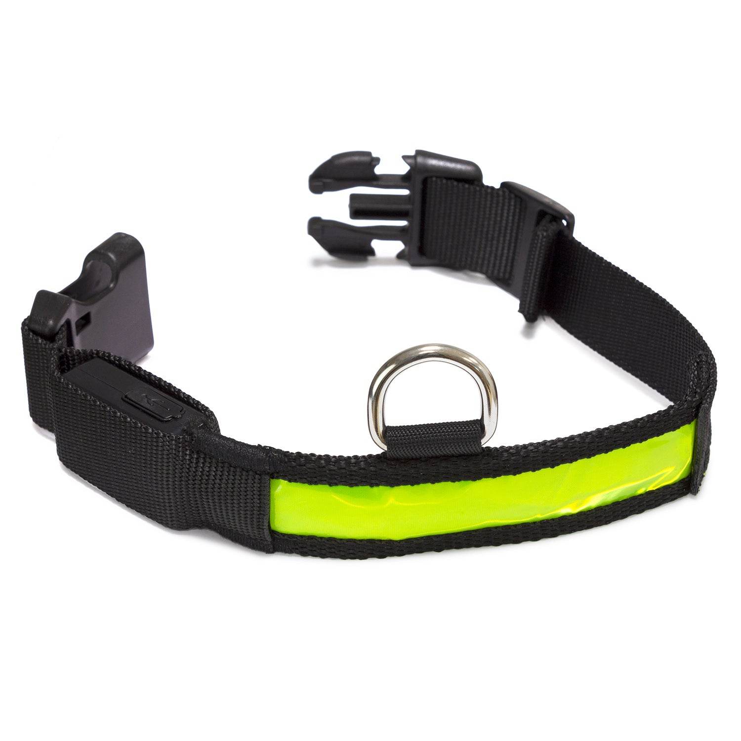 arquivet-collier-led-lumineux-jaune-chien-s-28-40-cm image 1