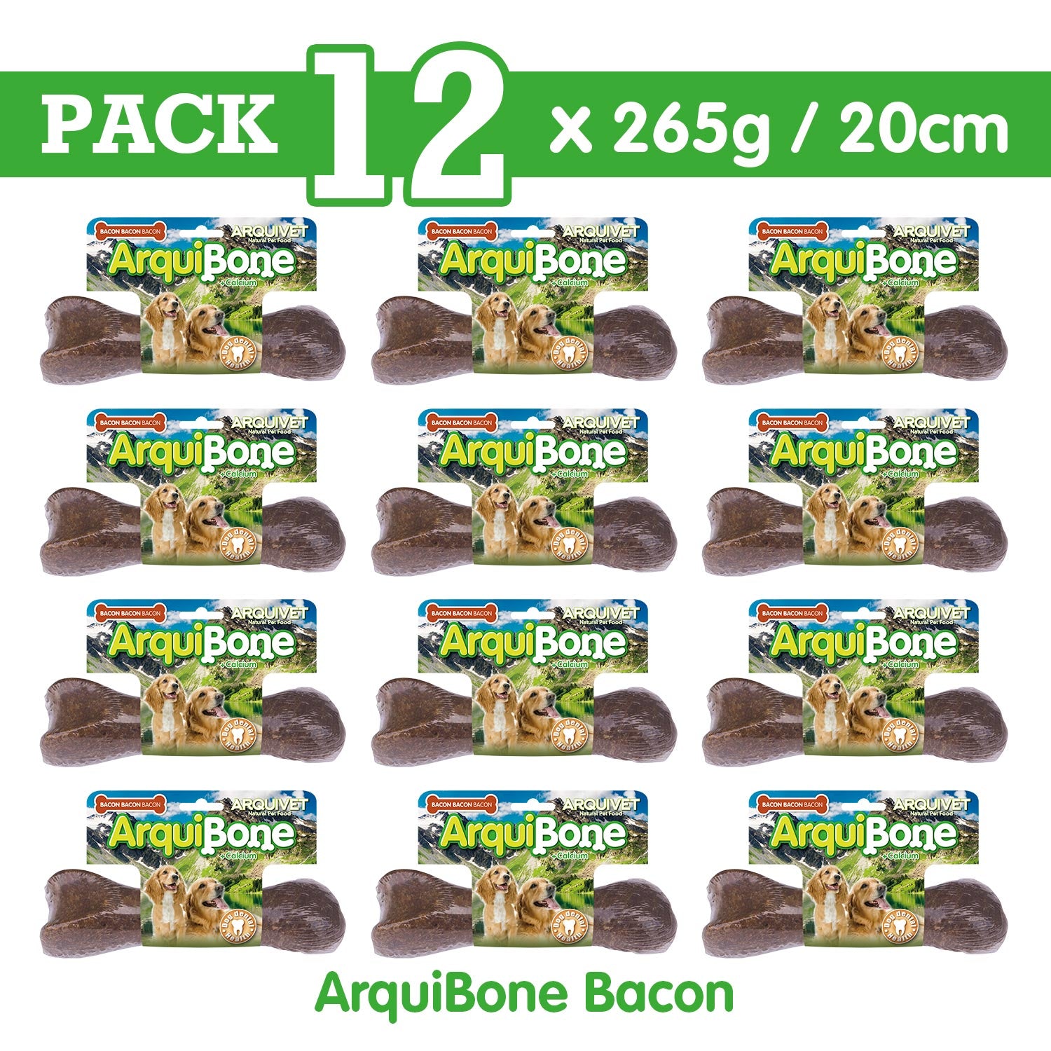 arquivet-arquibone-friandise-chien-os-bacon-95-g-12-cm image 4