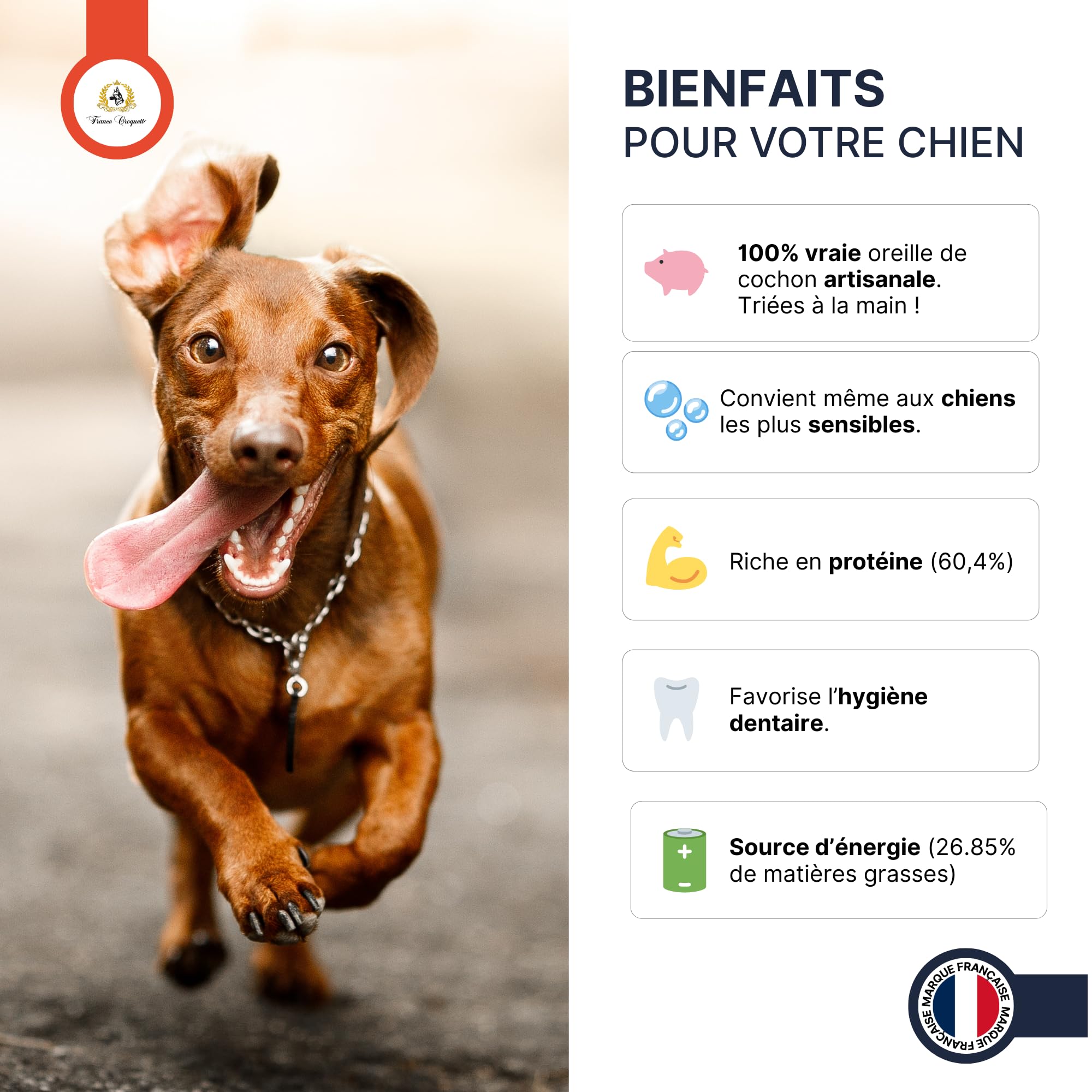 france-croquettes-friandises-oreille-porc-xxl-chien-500g image 6