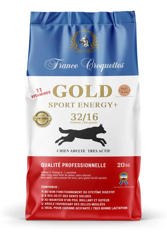 france-croquettes-gold-sport-energy-32-16-croquettes-20-kg image 1