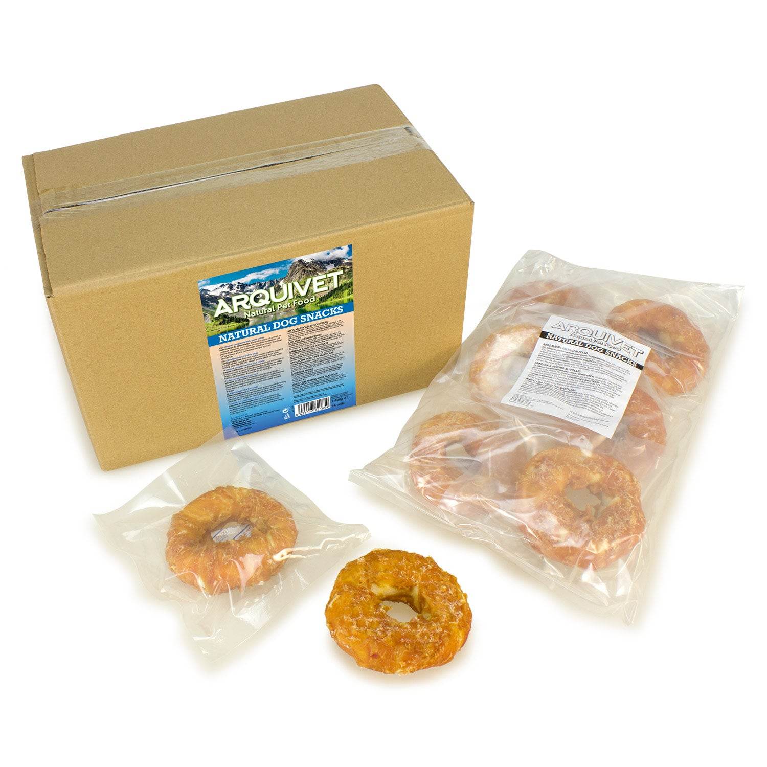 arquivet-chewy-chicken-rings-friandise-chien-poulet-600-g image 5
