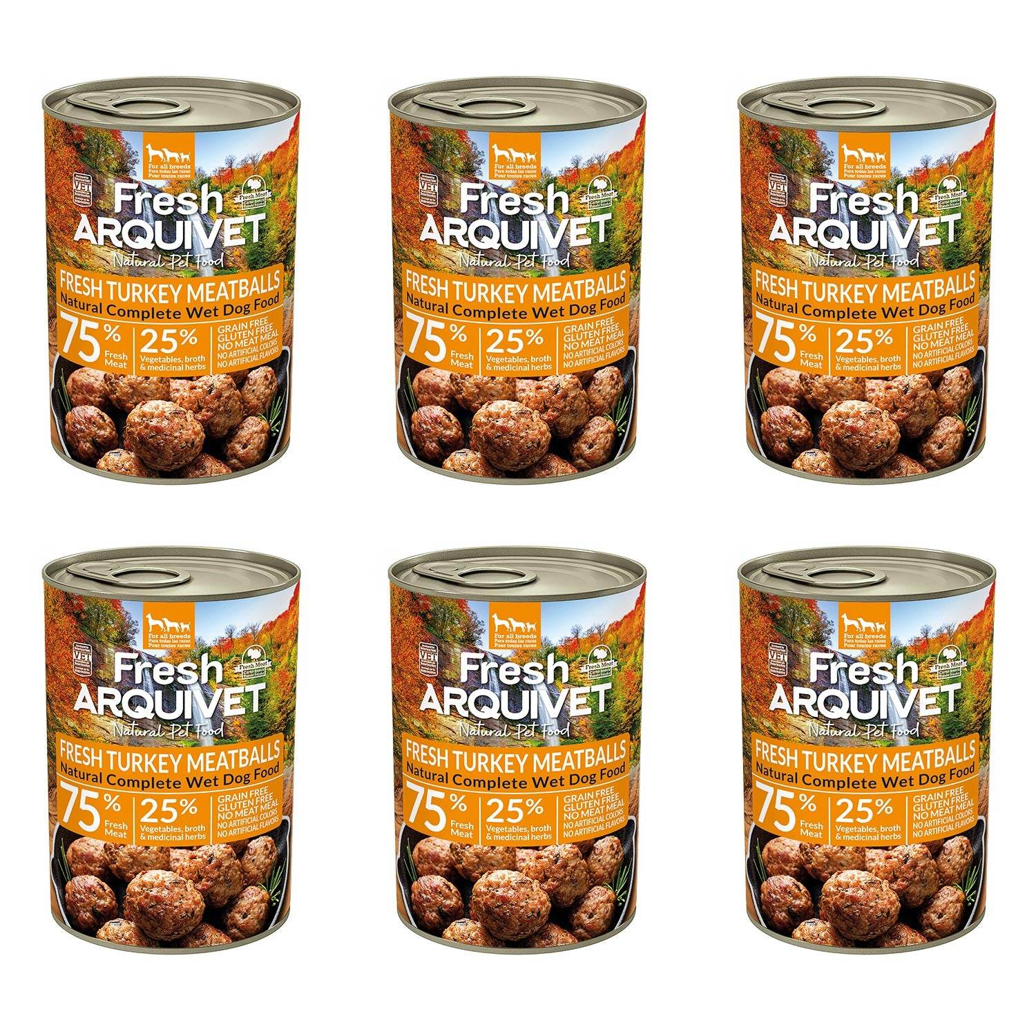 arquivet-boulettes-dinde-chien-frais-400-g-sans-gluten image 4