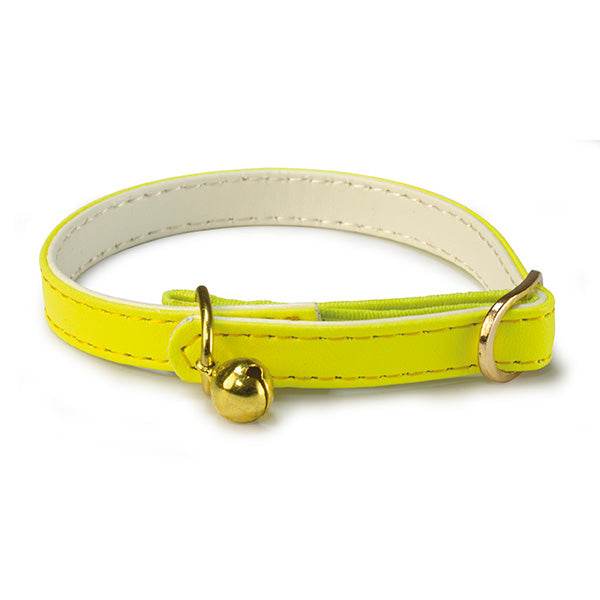 arquivet-collier-chat-jaune-r-fl-chissant-clochette image 1