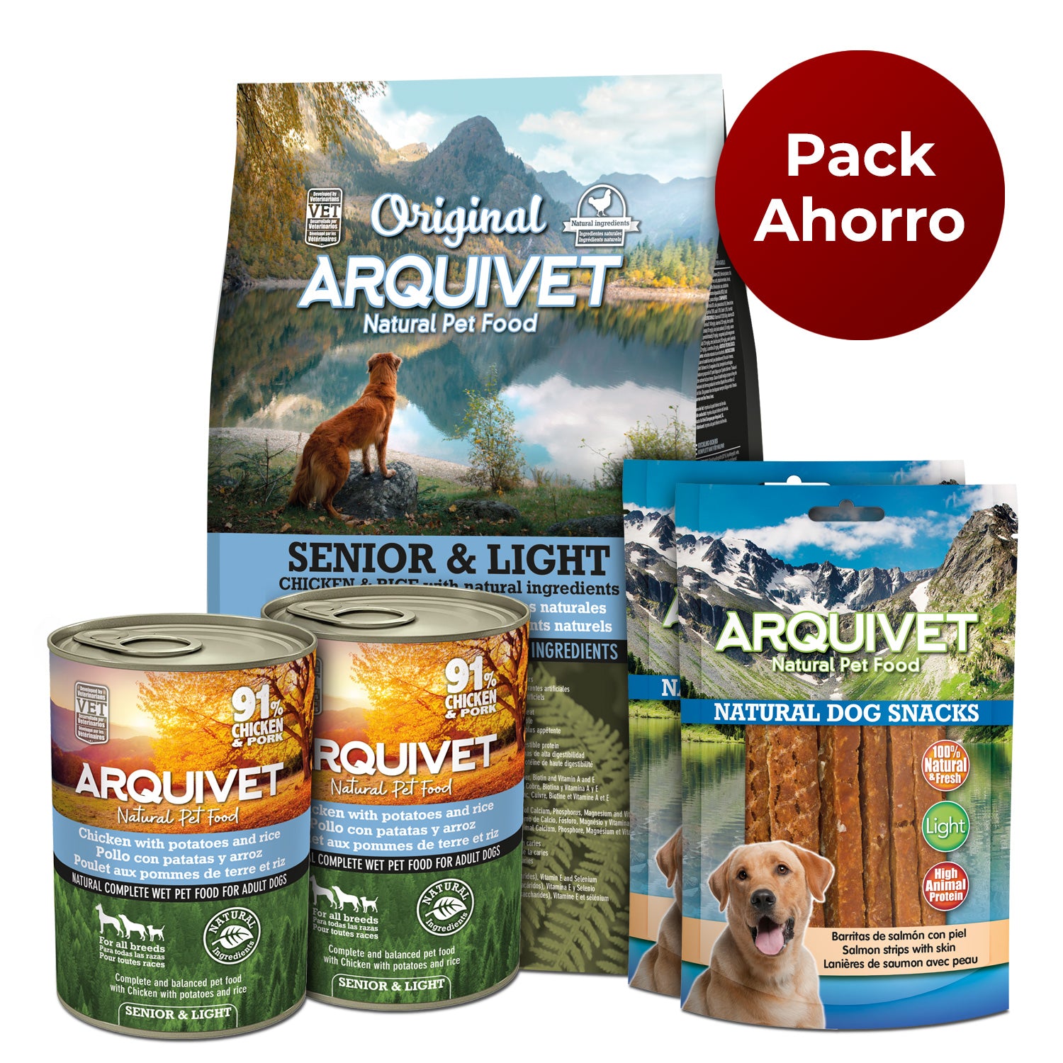 arquivet-original-fit-pack-chien-senior-poulet-12-kg image 1