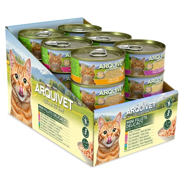 arquivet-filets-poulet-chat-24x80-g-sans-c-r-ales-sauce image 1