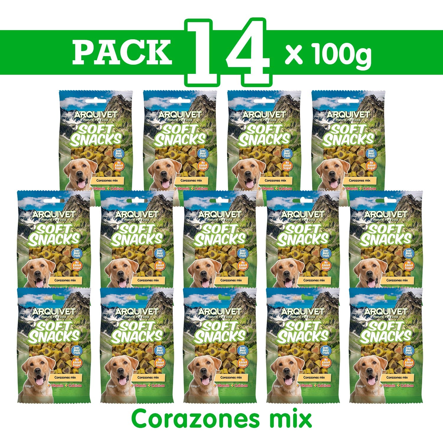 arquivet-hearts-mix-friandise-soft-chien-100-gr image 3