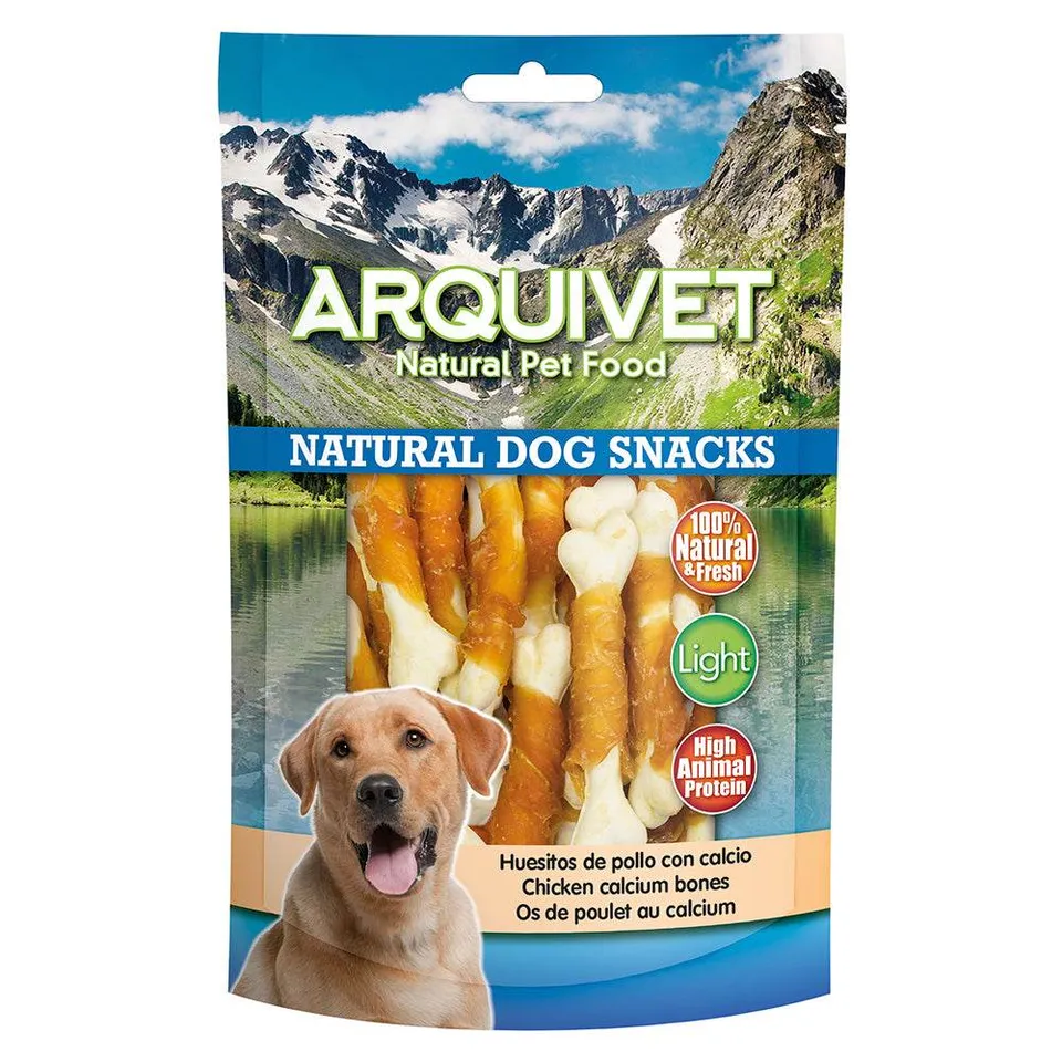arquivet-friandise-chien-os-poulet-calcium-100-g image 1
