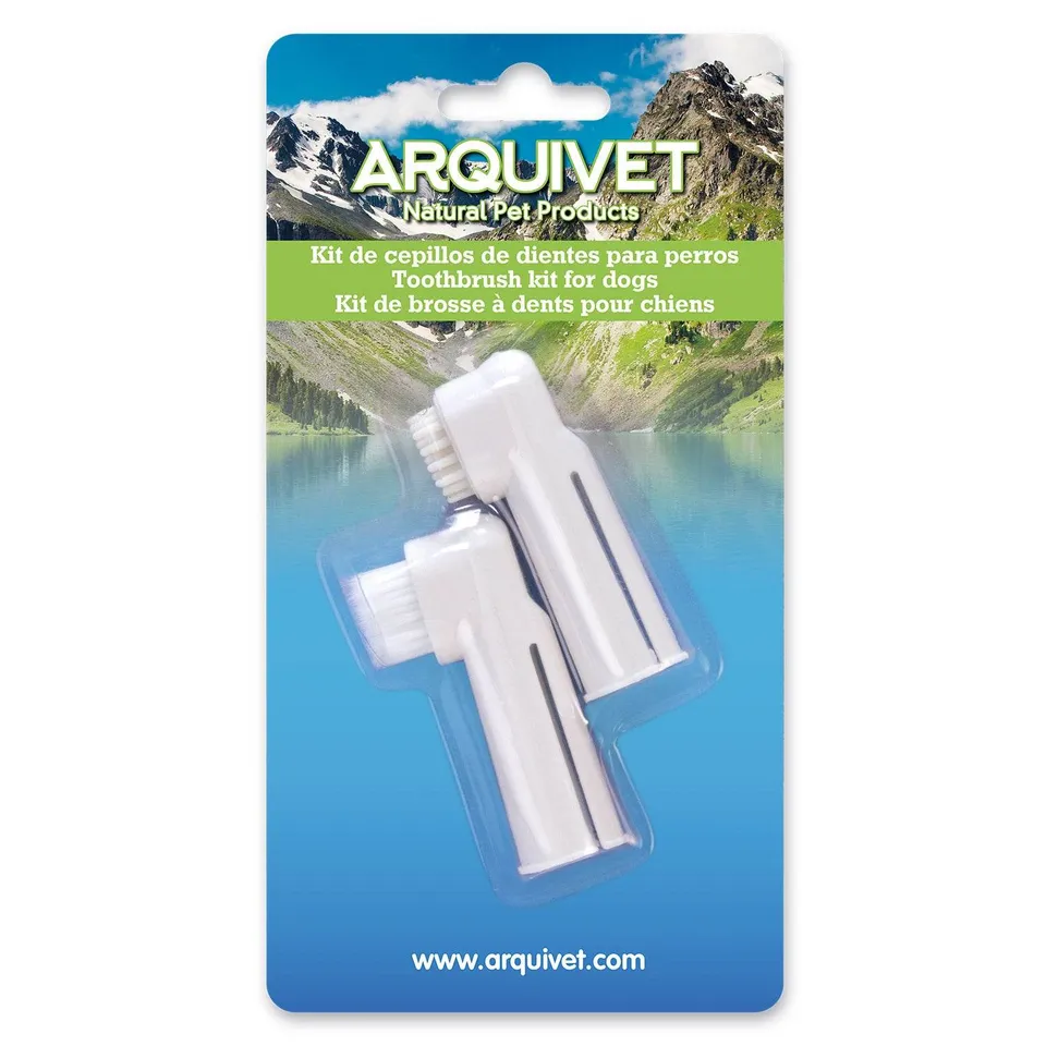 arquivet-brosse-dents-doigt-chien-et-chat-lot-de-2 image 1