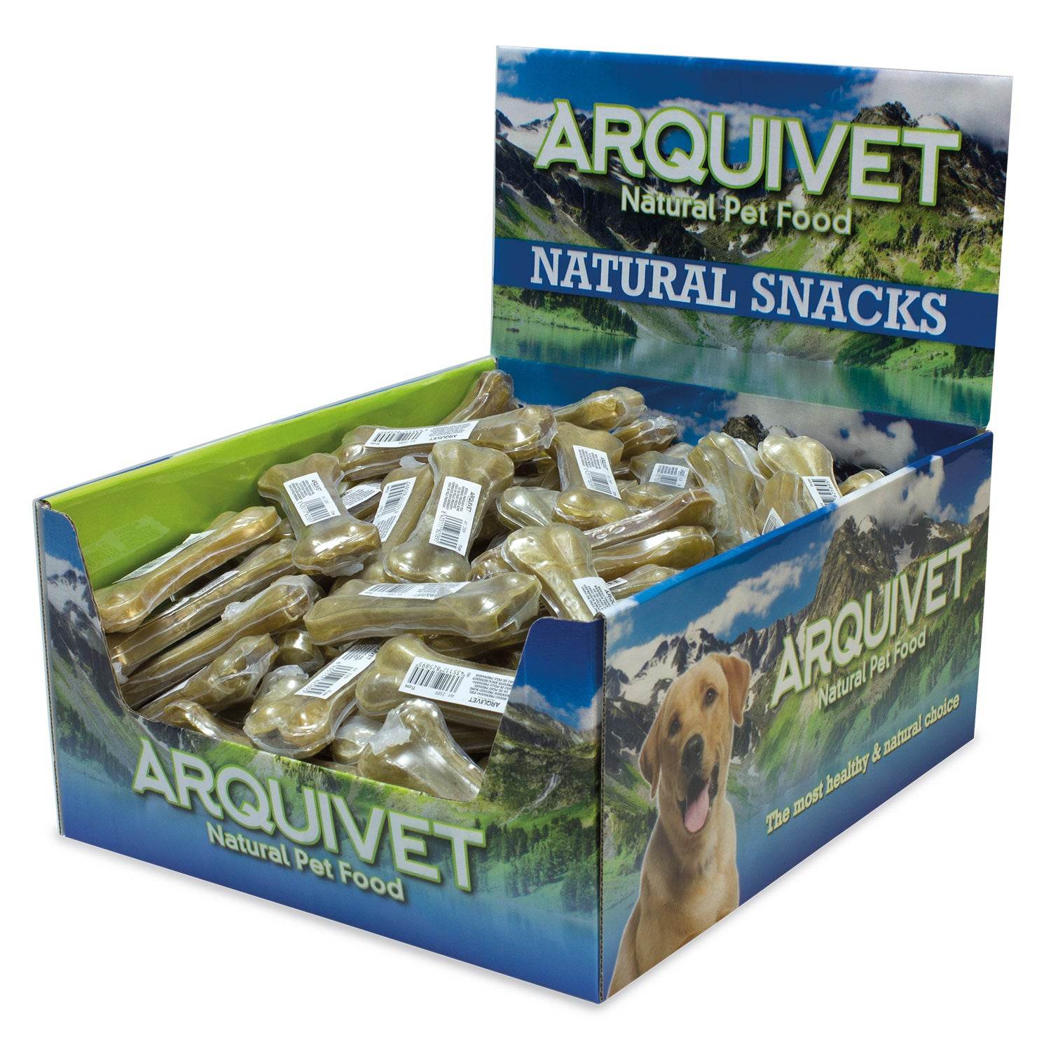 arquivet-dog-snacks-os-press-peau-8-cm-150-pcs-friandise-chien image 5