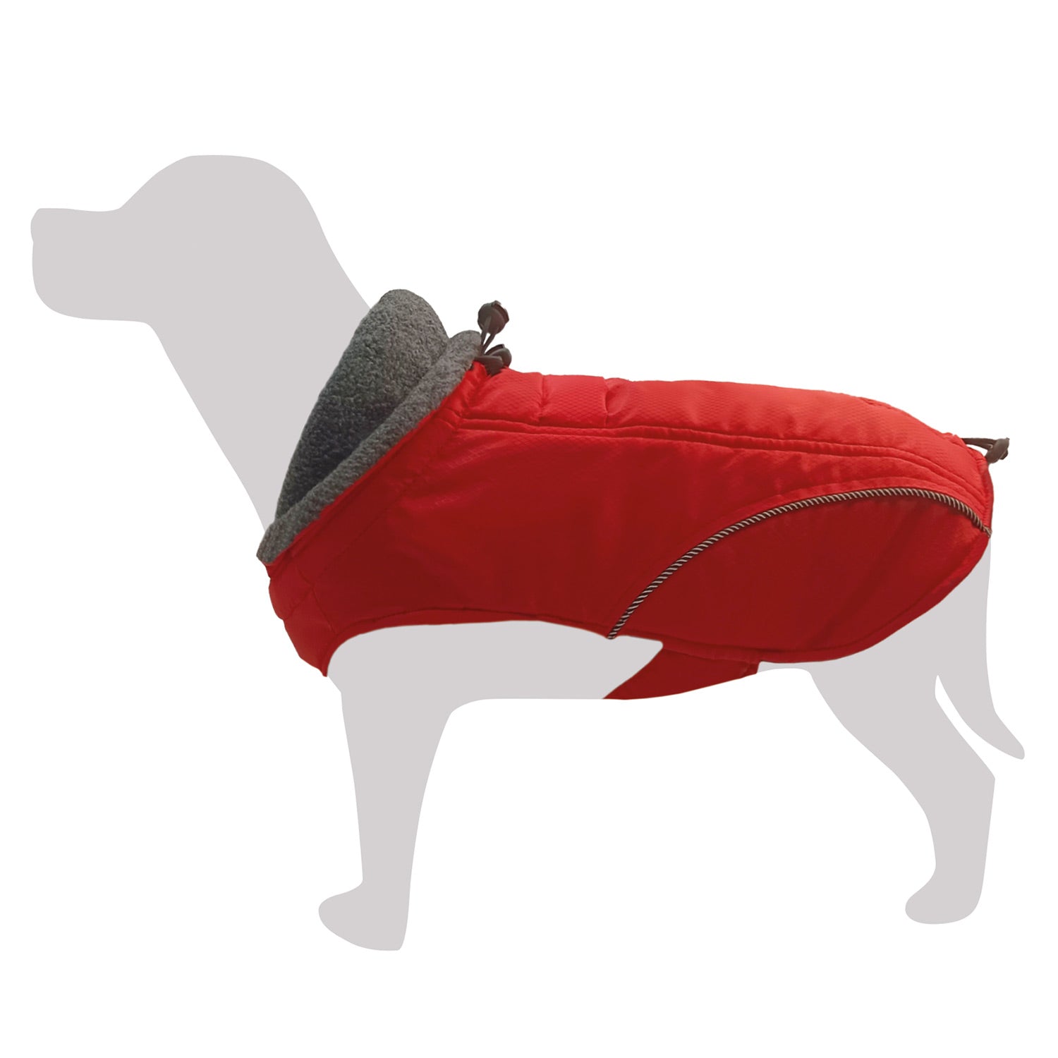 arquivet-monviso-gilet-r-fl-chissant-chien-rouge-m-30-cm image 3