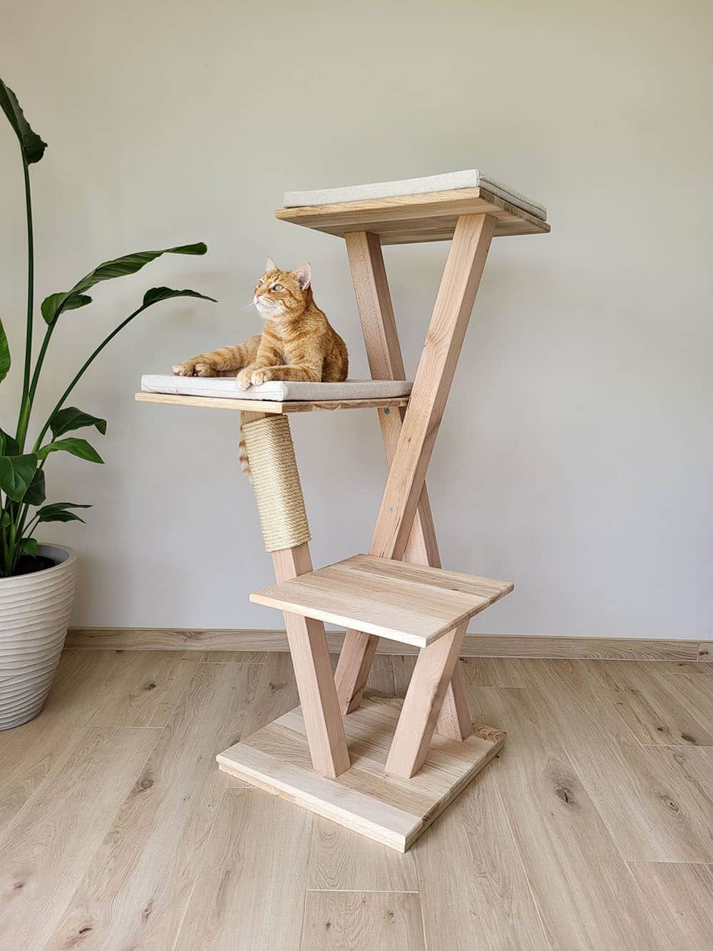chat-perch-adonis-arbre-chat-bois-stable-130-cm image 2