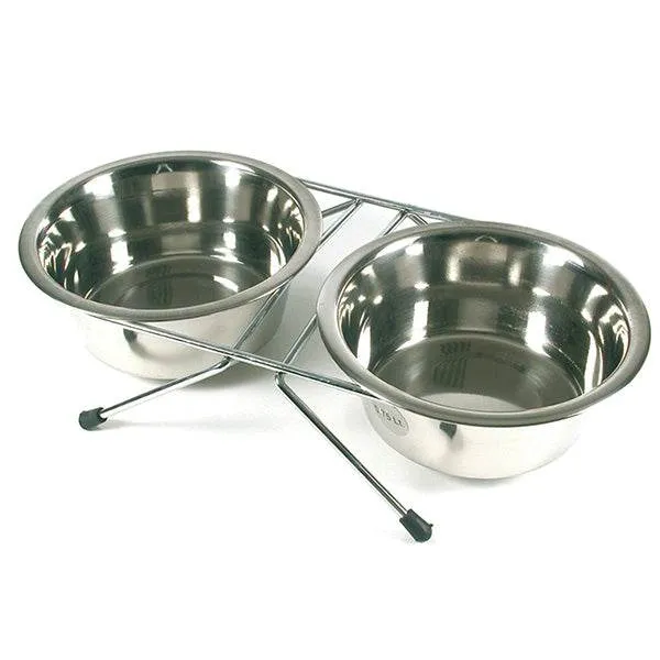 arquivet-support-bas-2-gamelles-inox-2x1-75-l image 1