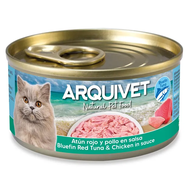 arquivet-p-t-e-chat-thon-poulet-mini-filets-sauce-80-g image 1