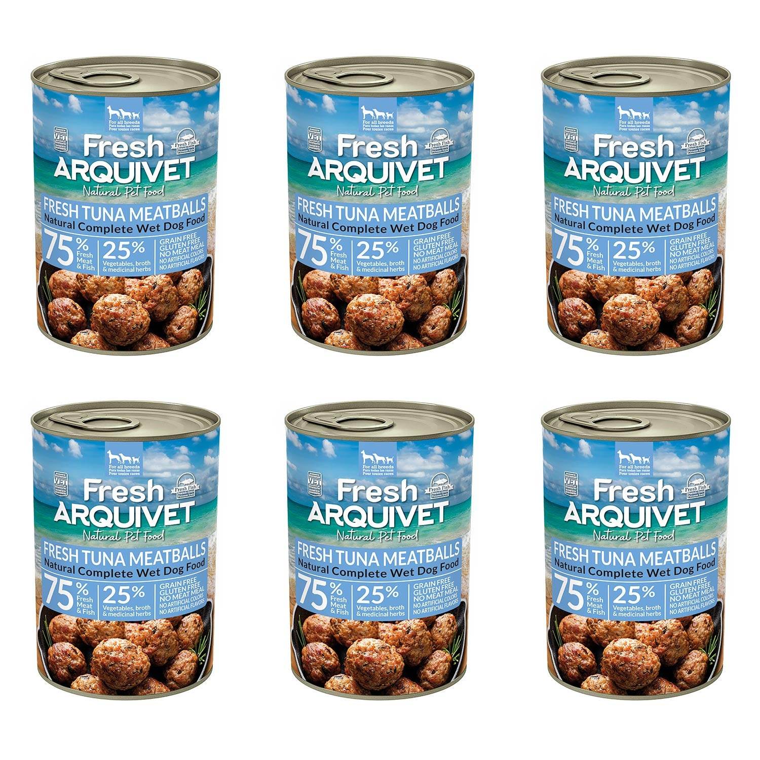 arquivet-boulettes-thon-nourriture-chien-semi-humide-400-gr image 3