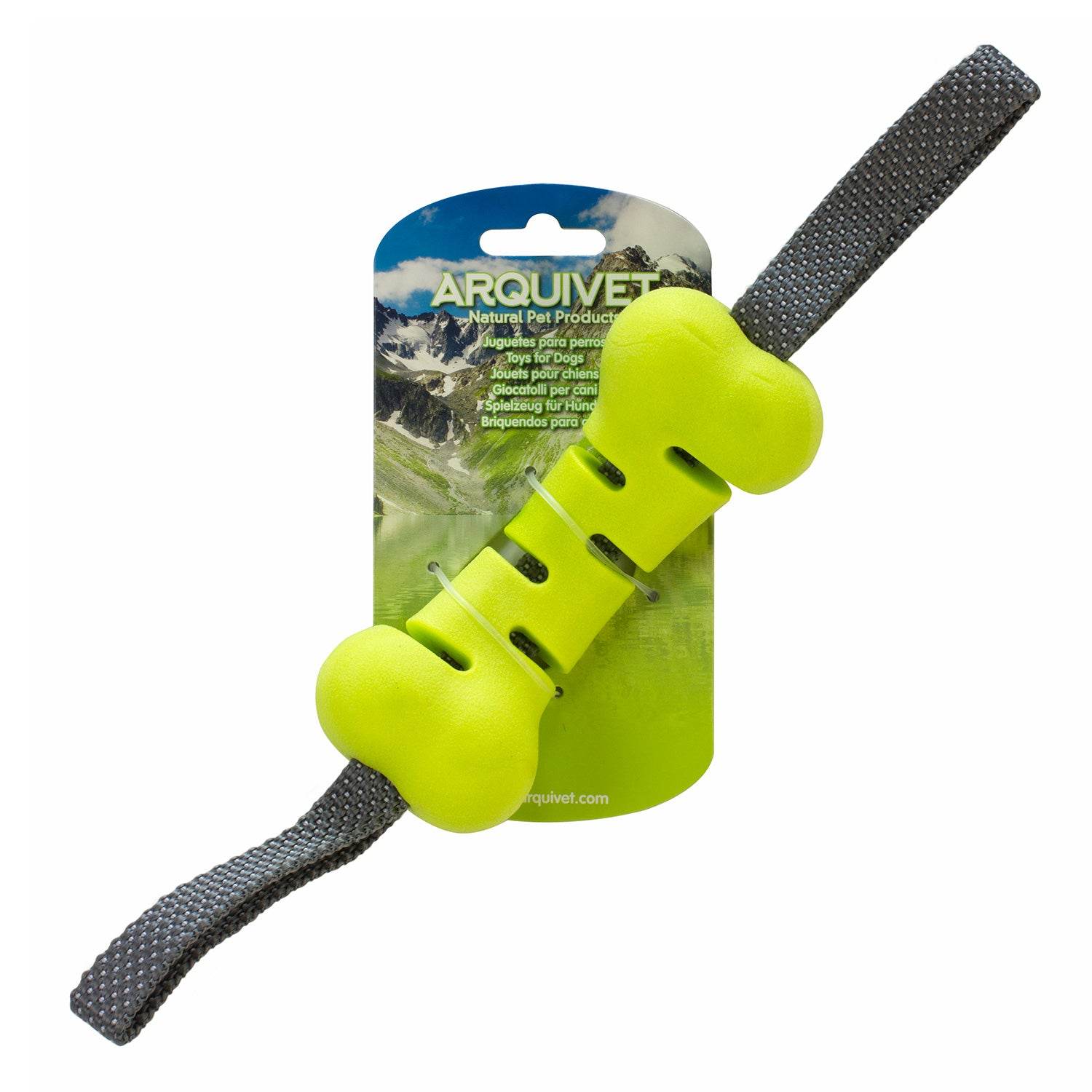 arquivet-jouet-chien-os-vert-poign-es-tug image 2